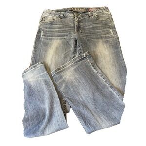 Petrol‎ Hattie Medium Wash Embellished Jeans Size 33